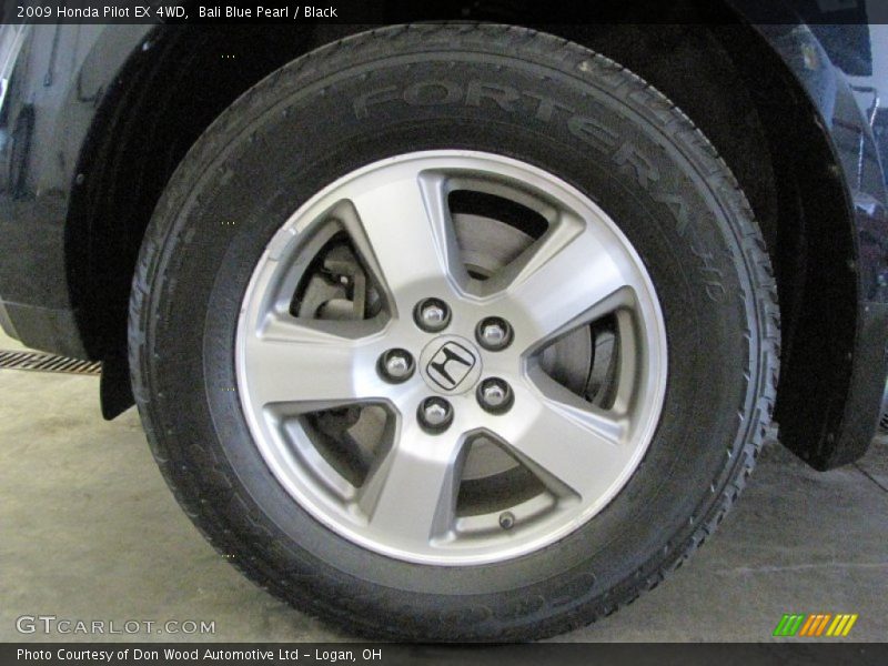 Bali Blue Pearl / Black 2009 Honda Pilot EX 4WD