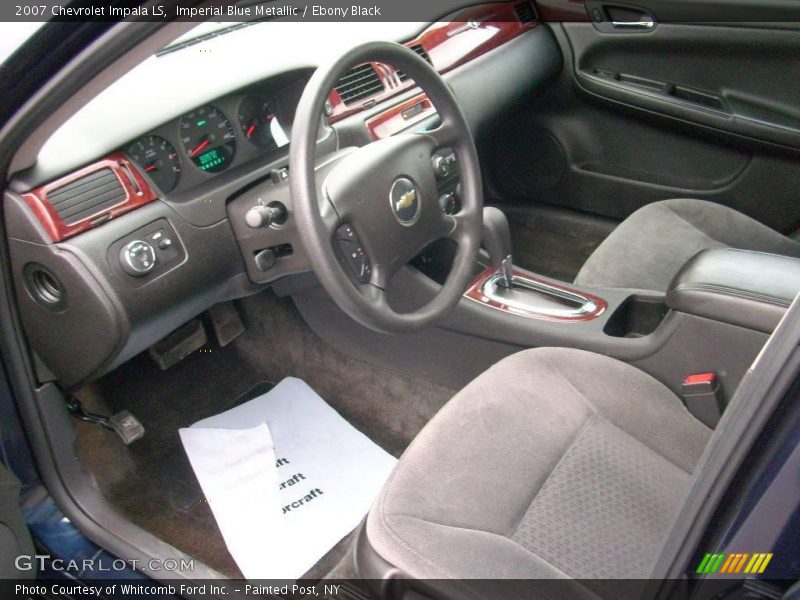 Imperial Blue Metallic / Ebony Black 2007 Chevrolet Impala LS