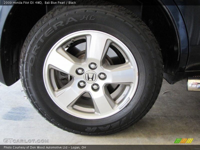 Bali Blue Pearl / Black 2009 Honda Pilot EX 4WD