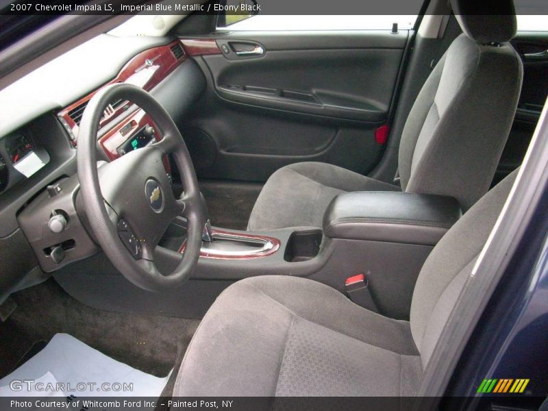 Imperial Blue Metallic / Ebony Black 2007 Chevrolet Impala LS