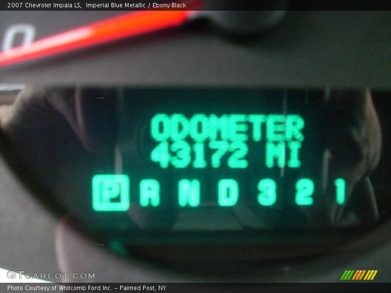 Imperial Blue Metallic / Ebony Black 2007 Chevrolet Impala LS
