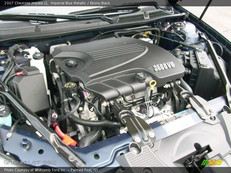 Imperial Blue Metallic / Ebony Black 2007 Chevrolet Impala LS