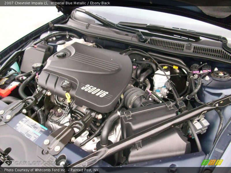 Imperial Blue Metallic / Ebony Black 2007 Chevrolet Impala LS