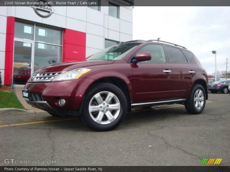 Merlot Pearl / Cafe Latte 2006 Nissan Murano SL AWD