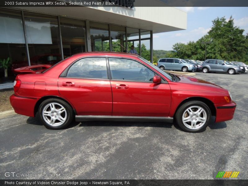  2003 Impreza WRX Sedan Sedona Red Pearl