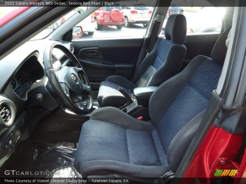 Front Seat of 2003 Impreza WRX Sedan