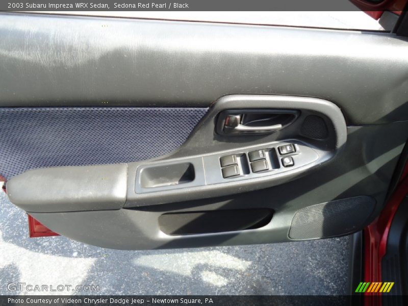Sedona Red Pearl / Black 2003 Subaru Impreza WRX Sedan