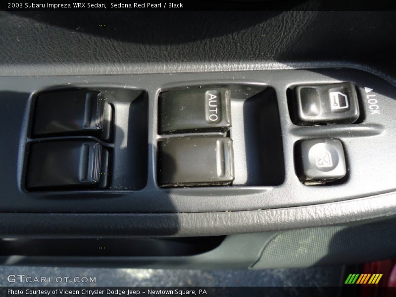 Sedona Red Pearl / Black 2003 Subaru Impreza WRX Sedan