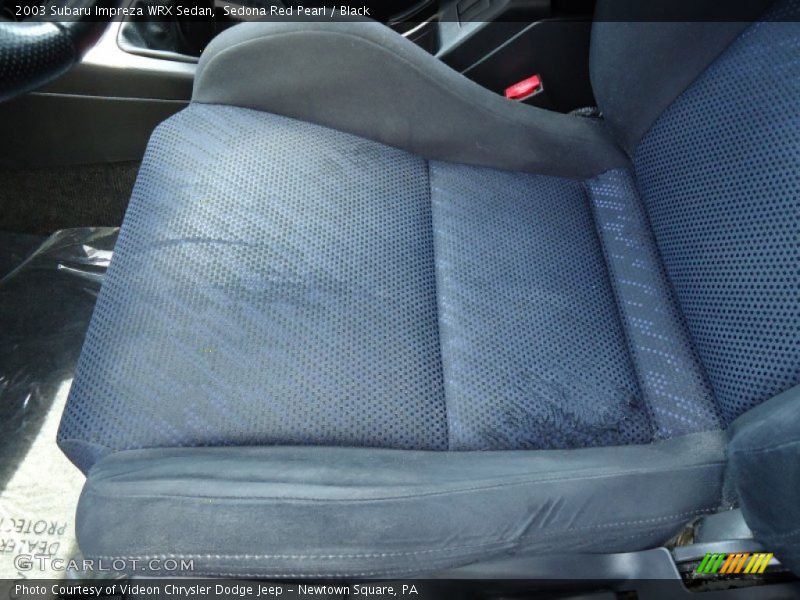 Sedona Red Pearl / Black 2003 Subaru Impreza WRX Sedan