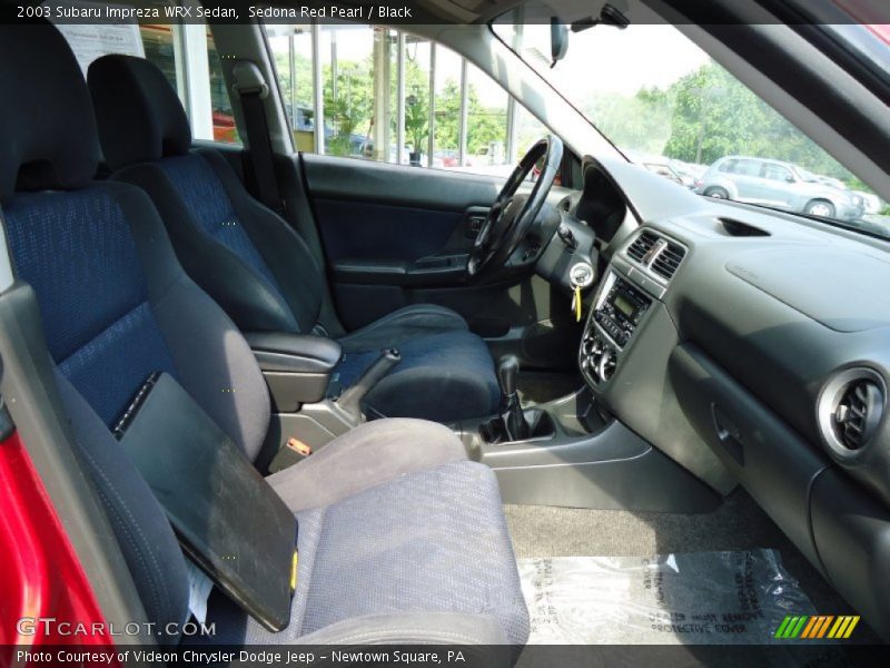 Sedona Red Pearl / Black 2003 Subaru Impreza WRX Sedan