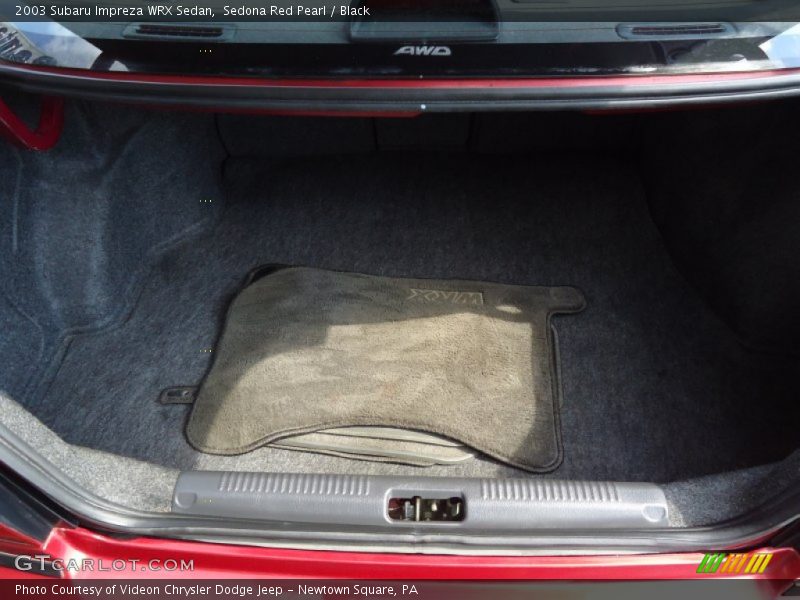 Sedona Red Pearl / Black 2003 Subaru Impreza WRX Sedan