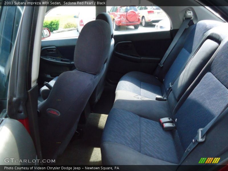 Rear Seat of 2003 Impreza WRX Sedan