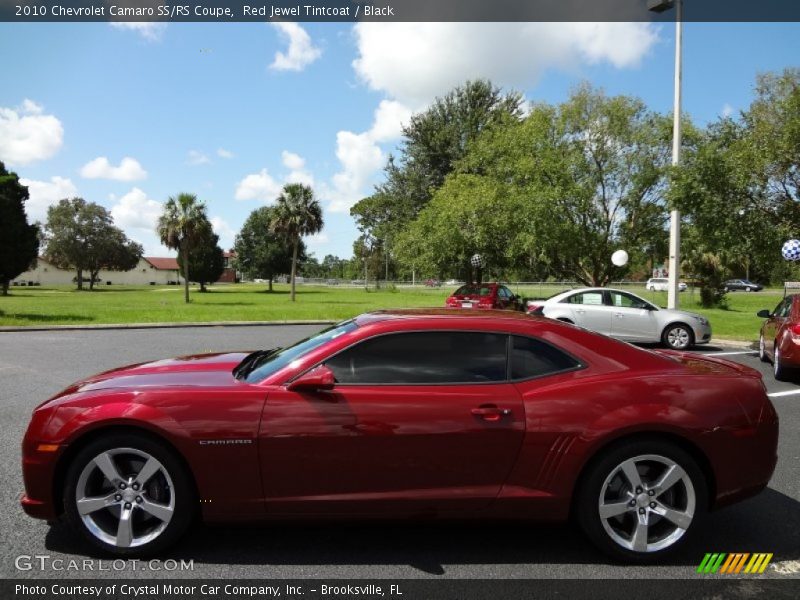 Red Jewel Tintcoat / Black 2010 Chevrolet Camaro SS/RS Coupe
