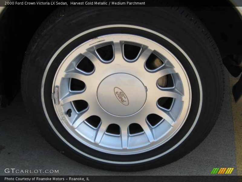 Harvest Gold Metallic / Medium Parchment 2000 Ford Crown Victoria LX Sedan