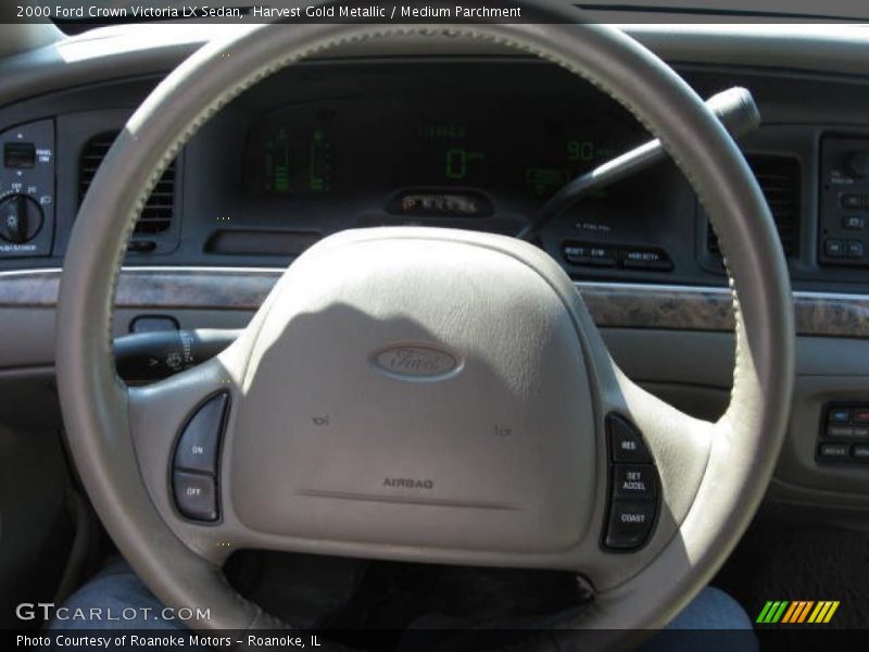 Harvest Gold Metallic / Medium Parchment 2000 Ford Crown Victoria LX Sedan