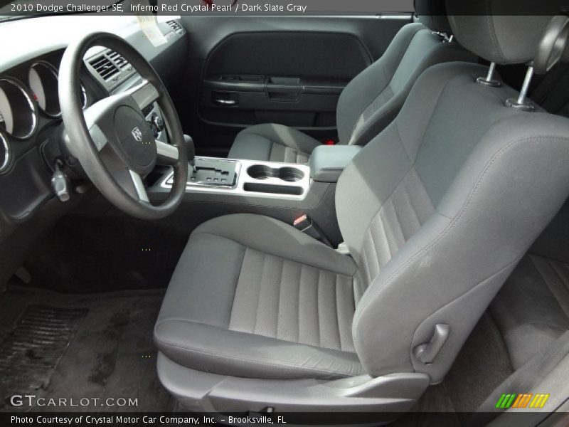 Inferno Red Crystal Pearl / Dark Slate Gray 2010 Dodge Challenger SE
