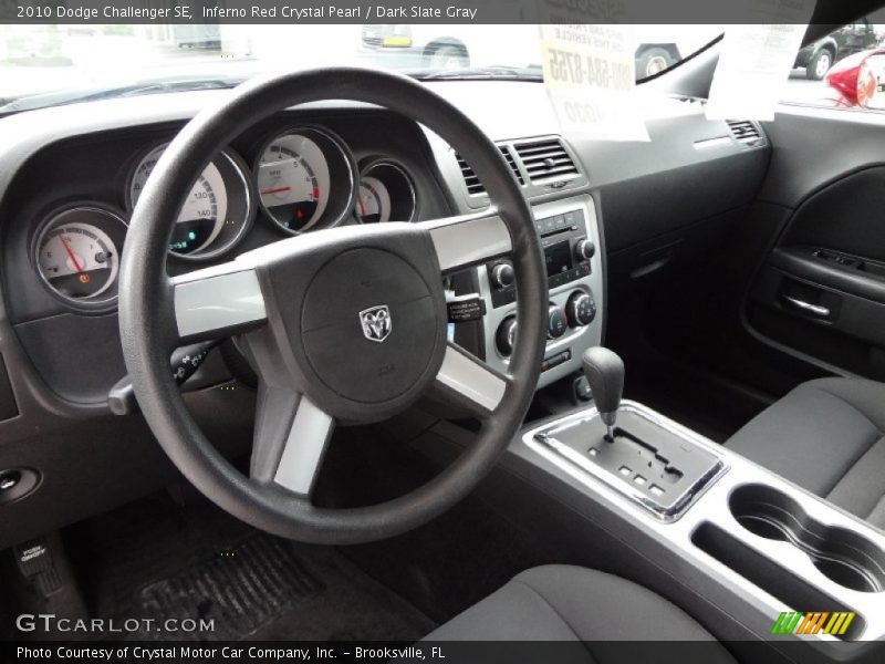 Inferno Red Crystal Pearl / Dark Slate Gray 2010 Dodge Challenger SE
