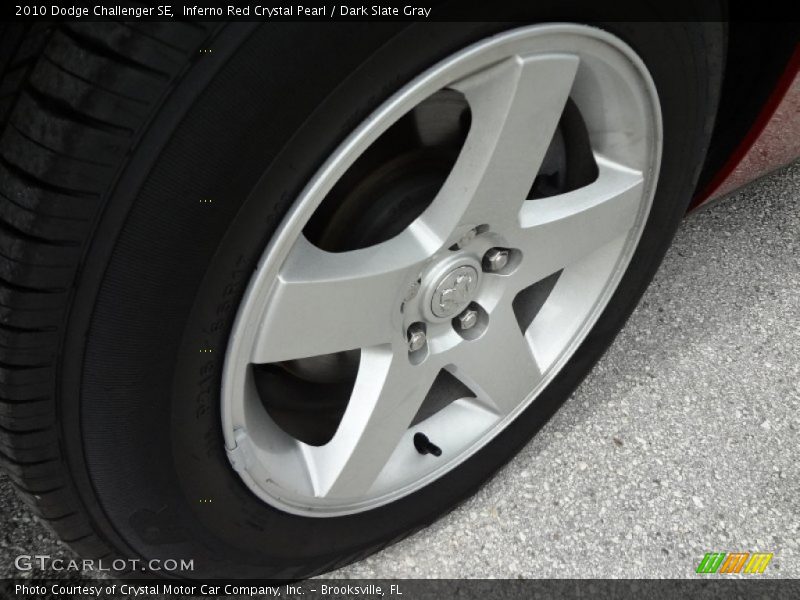 Inferno Red Crystal Pearl / Dark Slate Gray 2010 Dodge Challenger SE