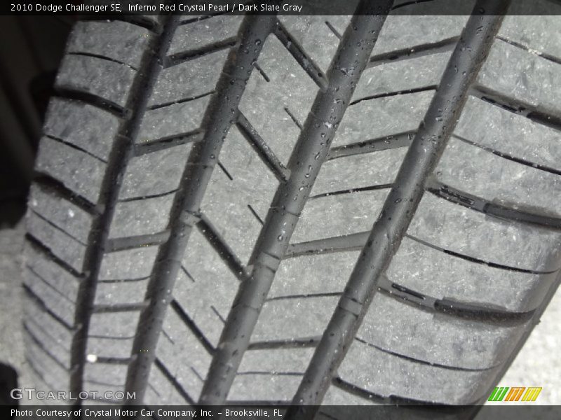 Inferno Red Crystal Pearl / Dark Slate Gray 2010 Dodge Challenger SE