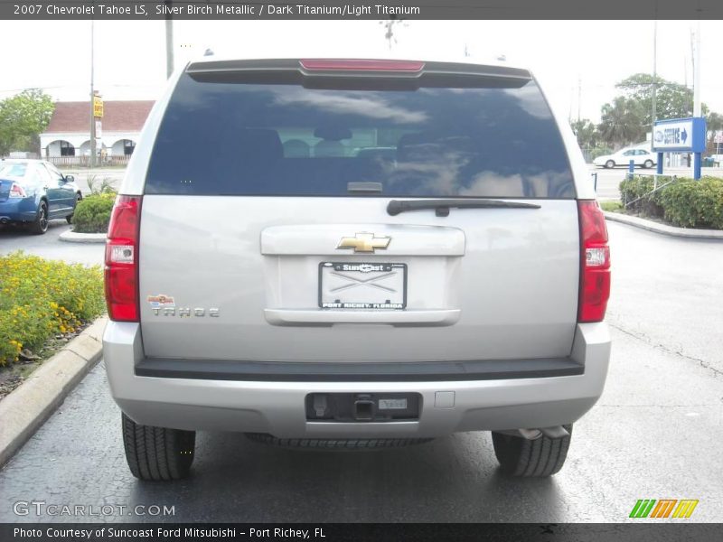 Silver Birch Metallic / Dark Titanium/Light Titanium 2007 Chevrolet Tahoe LS