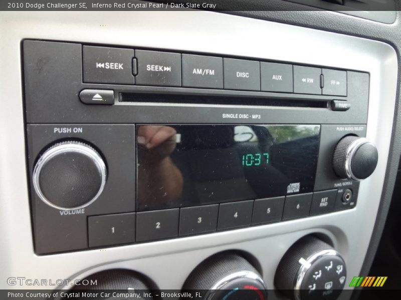 Inferno Red Crystal Pearl / Dark Slate Gray 2010 Dodge Challenger SE