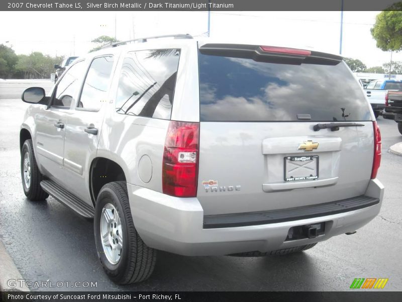 Silver Birch Metallic / Dark Titanium/Light Titanium 2007 Chevrolet Tahoe LS