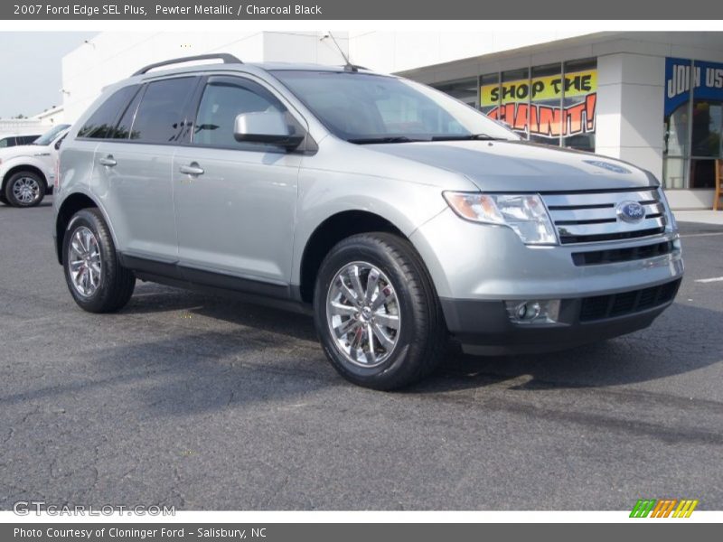 Pewter Metallic / Charcoal Black 2007 Ford Edge SEL Plus