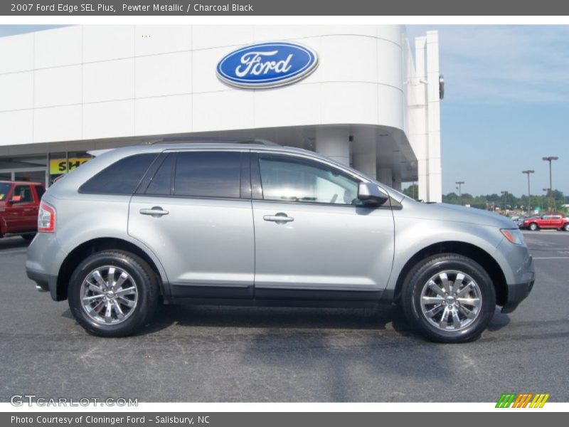 Pewter Metallic / Charcoal Black 2007 Ford Edge SEL Plus