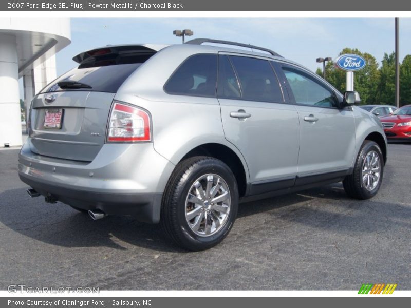Pewter Metallic / Charcoal Black 2007 Ford Edge SEL Plus