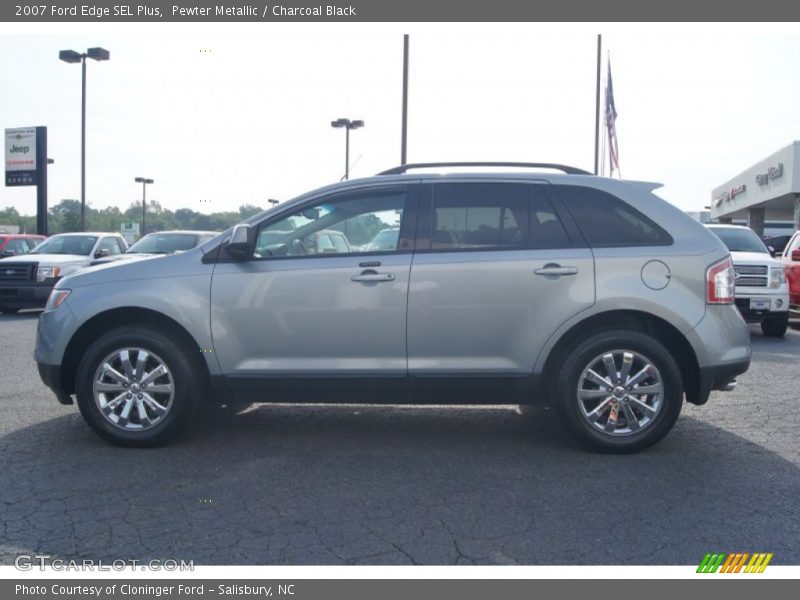 Pewter Metallic / Charcoal Black 2007 Ford Edge SEL Plus