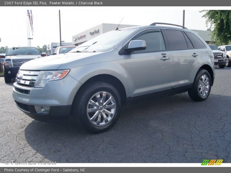 Pewter Metallic / Charcoal Black 2007 Ford Edge SEL Plus