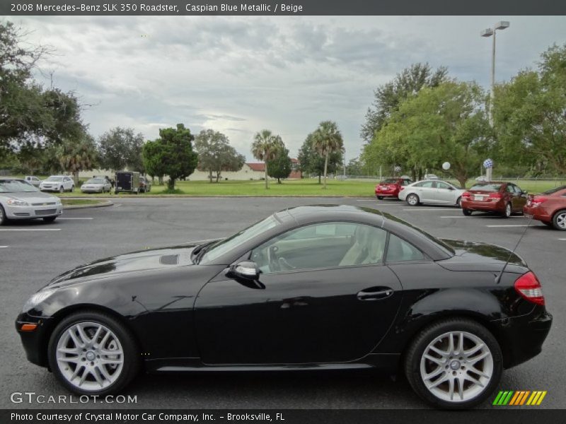  2008 SLK 350 Roadster Caspian Blue Metallic
