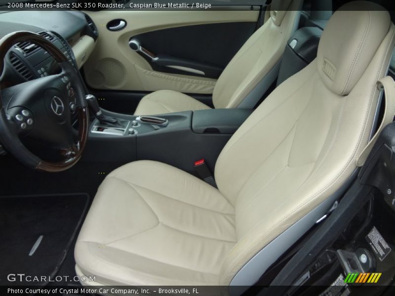 Front Seat of 2008 SLK 350 Roadster