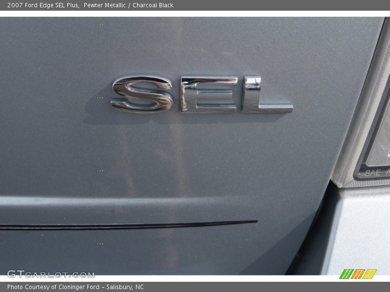 Pewter Metallic / Charcoal Black 2007 Ford Edge SEL Plus