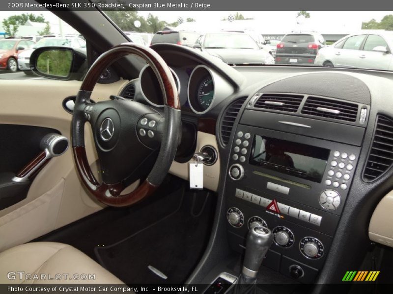 Controls of 2008 SLK 350 Roadster