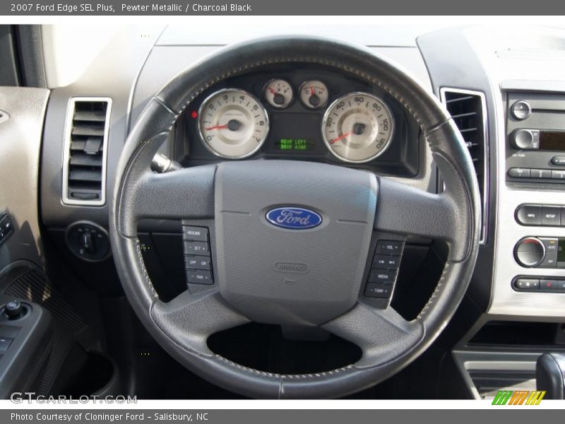 Pewter Metallic / Charcoal Black 2007 Ford Edge SEL Plus