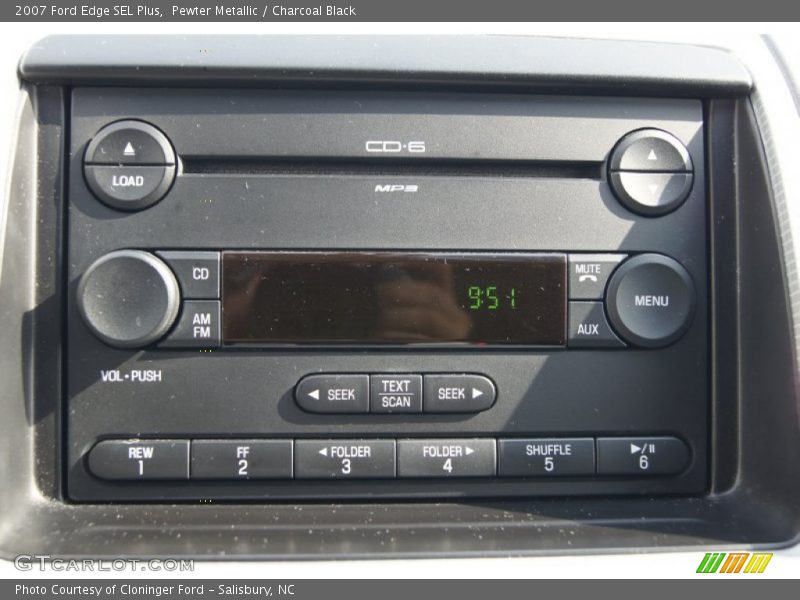 Pewter Metallic / Charcoal Black 2007 Ford Edge SEL Plus