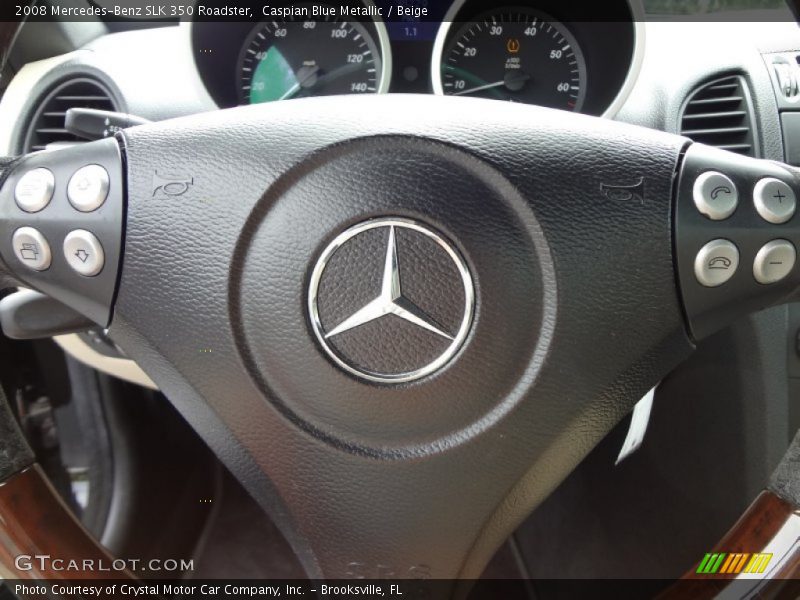 Controls of 2008 SLK 350 Roadster