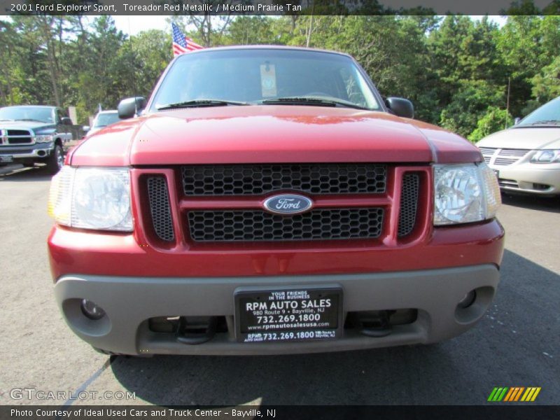Toreador Red Metallic / Medium Prairie Tan 2001 Ford Explorer Sport
