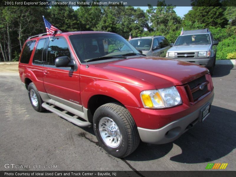 Toreador Red Metallic / Medium Prairie Tan 2001 Ford Explorer Sport