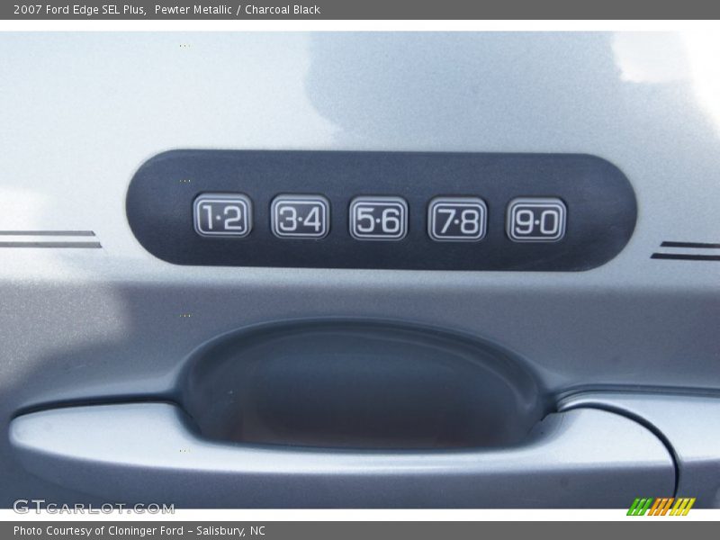 Pewter Metallic / Charcoal Black 2007 Ford Edge SEL Plus