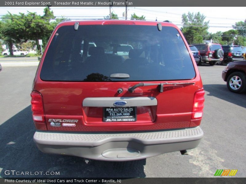 Toreador Red Metallic / Medium Prairie Tan 2001 Ford Explorer Sport