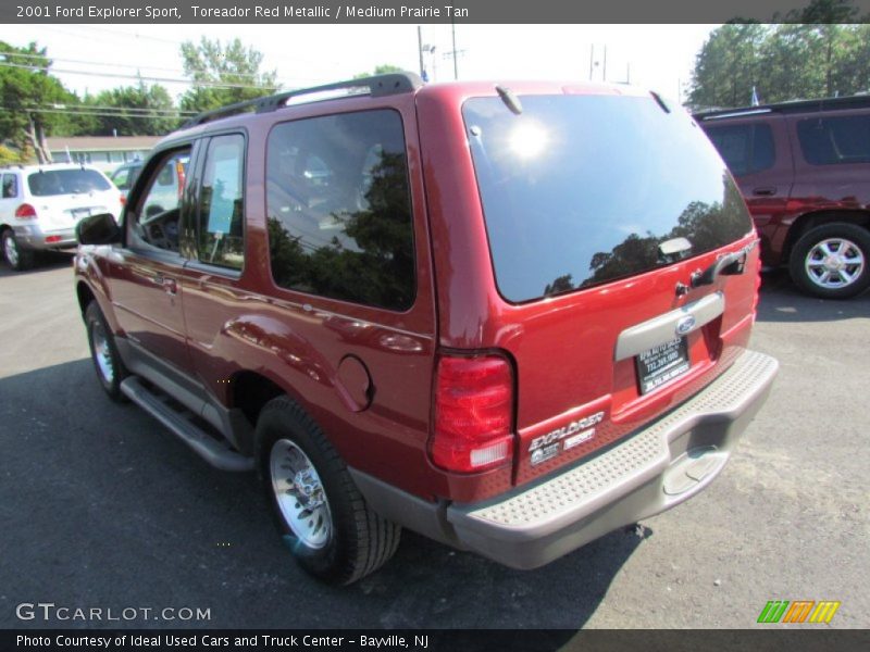 Toreador Red Metallic / Medium Prairie Tan 2001 Ford Explorer Sport