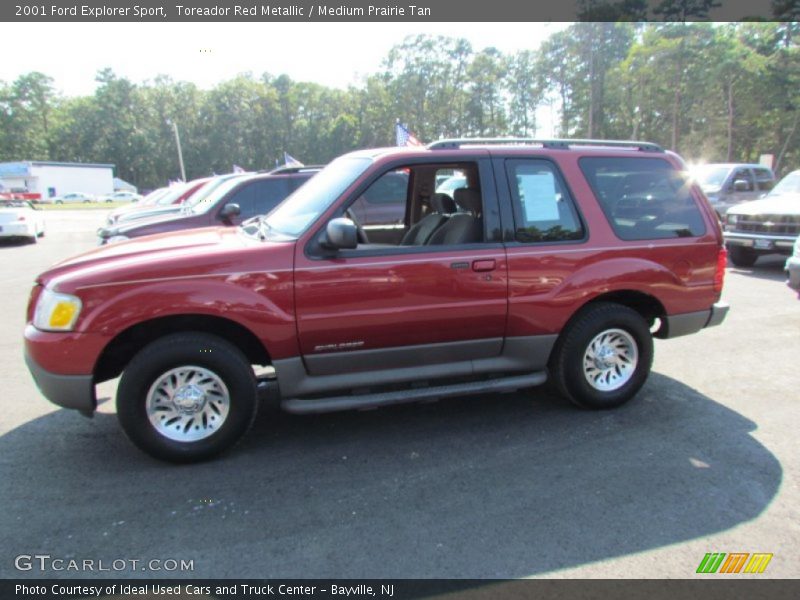Toreador Red Metallic / Medium Prairie Tan 2001 Ford Explorer Sport