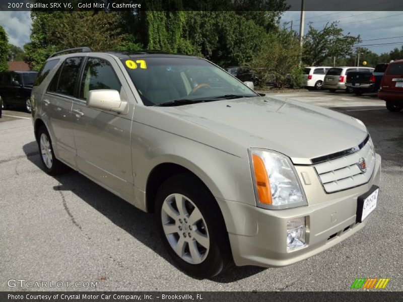 Gold Mist / Cashmere 2007 Cadillac SRX V6