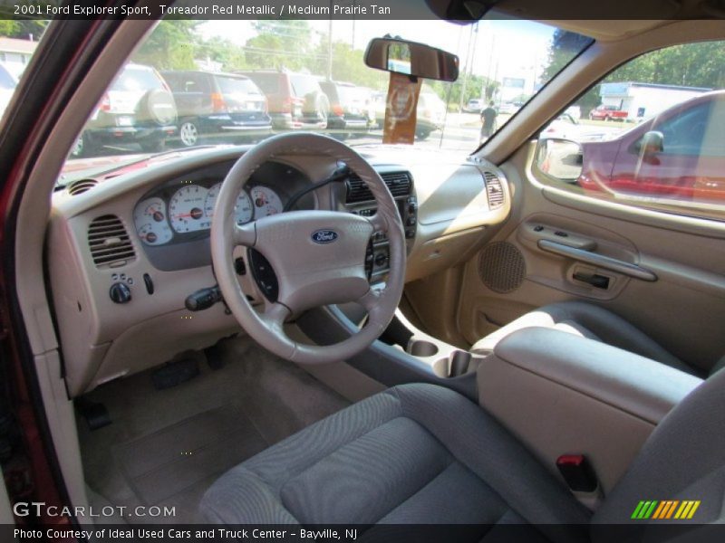 Toreador Red Metallic / Medium Prairie Tan 2001 Ford Explorer Sport