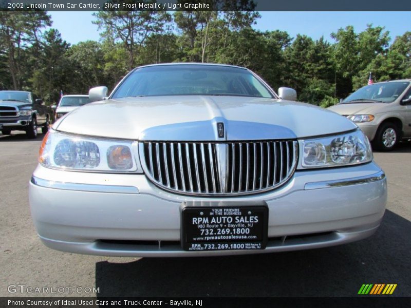 Silver Frost Metallic / Light Graphite 2002 Lincoln Town Car Cartier