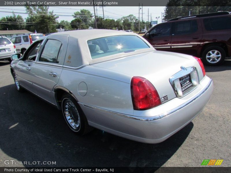 Silver Frost Metallic / Light Graphite 2002 Lincoln Town Car Cartier