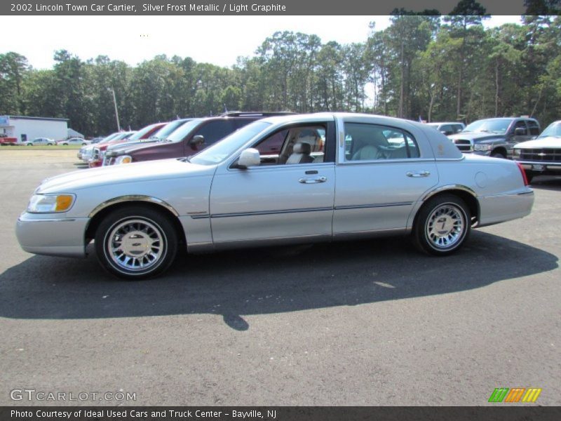 Silver Frost Metallic / Light Graphite 2002 Lincoln Town Car Cartier