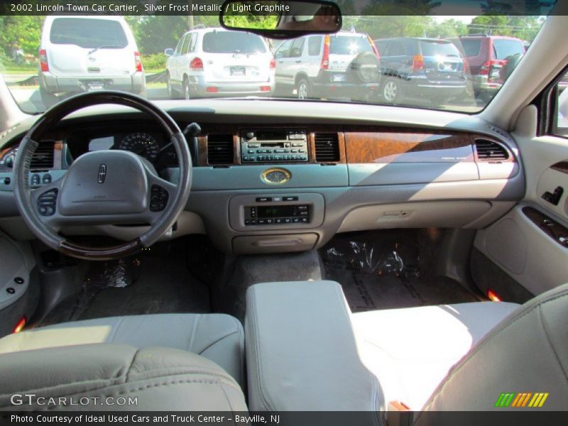 Silver Frost Metallic / Light Graphite 2002 Lincoln Town Car Cartier